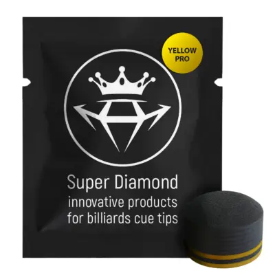 Наклейка для бильярда Super Diamond PRO Yellow сфера 1шт изображение