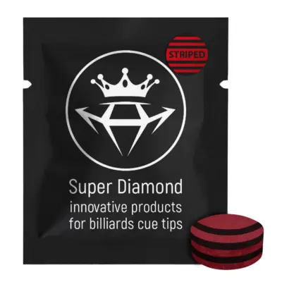 Наклейка для бильярда без фибры сфера SUPER DIAMOND полосатая 1шт. изображение