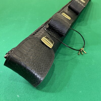 Чехол для кия кожаный Колчан крокодил два кармана 1шт.