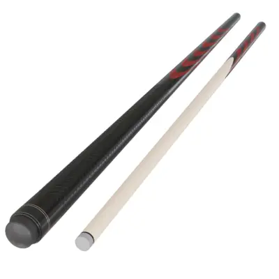 Більярдний кий 6х4 чорний граб-падук насічка изображение