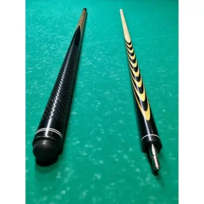 Більярдний кий 17 запилів чорний граб+белінго насічка изображение