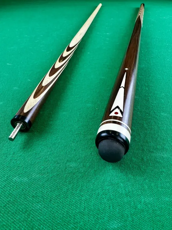 Більярдний кий 10 вирізів Інкрустований трикутник Лутскі з розового дерева (1)|Більярдний кий 10 вирізів Інкрустований трикутник Палісандра Лутскі (2)|Більярдний кий 10 вирізів Трикутник інкрустації Луцк Палісандра (3)