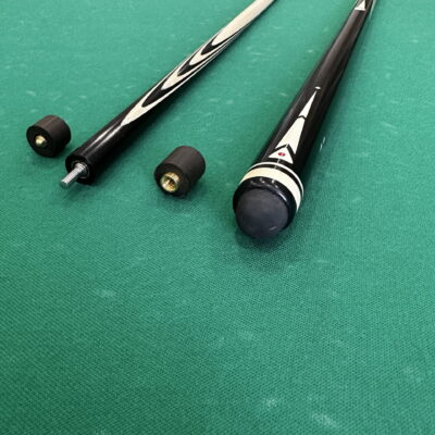 Бильярдный кий 8  длинных тонких запилов Эбен инкрустация