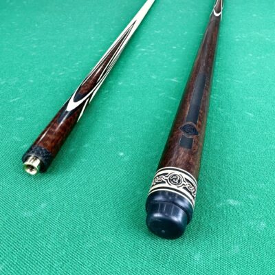 Бильярдные кии>Кии AS Бильярдный кий Цветок (попугай) змеиное дерево эбен 4 лучевой напряженный AS