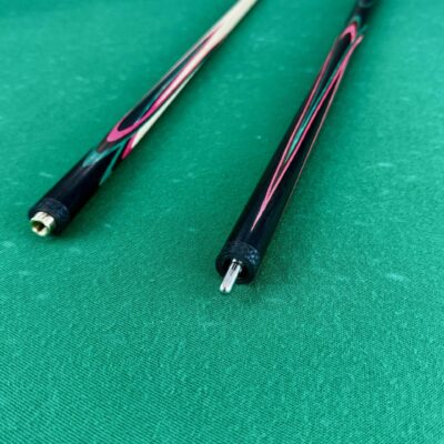 Бильярдные кии>Кии AS Бильярдный кий Цветок(попугай) эбен+ малиновый+ зеленый+ венге 4 лучевой напряженный AS