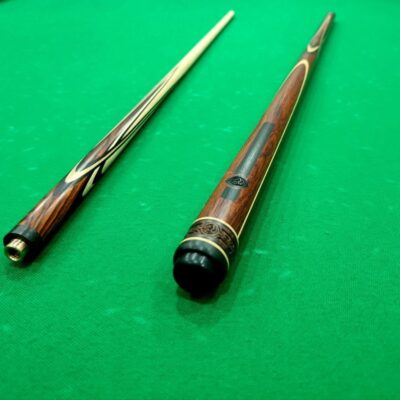 Більярдний кий Квітка(папуга) ебен+жовтий+червоний граб 4 променевий напружений AS (Копировать) (Копировать)