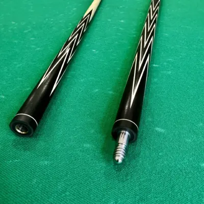 Бильярдный кий Корона четырех перьевая черный граб 1шт. изображение