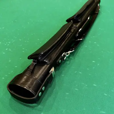 Чохол для кия СПОРТ М чорний шкіряний 1шт изображение