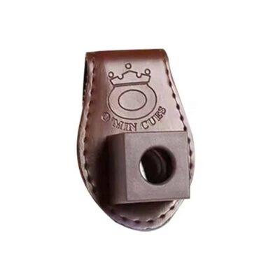 Держатель для мела Omin коричневый магнитный кожаный Клипса 1шт.