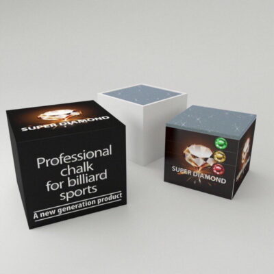 Крейда для більярду Super Diamond сіра без заглиблень 1шт.