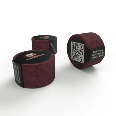 Наклейка для більярду без фібри SUPER DIAMOND червона 1шт. изображение