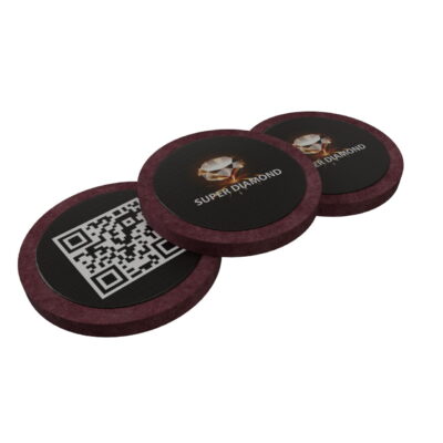 Фибра для кия кожаная Super Diamond красная 1шт.