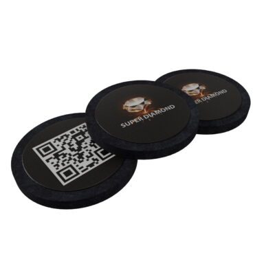 Фибра для кия кожаная Super Diamond синяя 1шт.