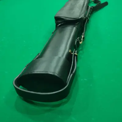 Чехол для кия Спорт черный кожаный изображение