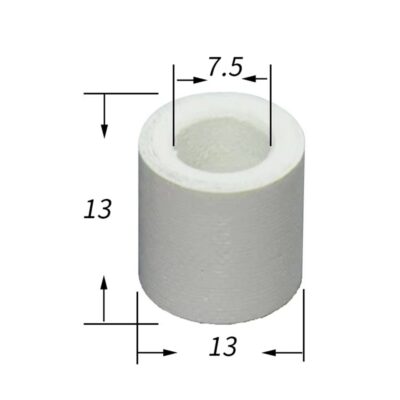 Втулка для кия Бакелитовая белая1шт