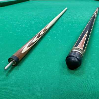 Бильярдный кий 6 длинный запил палисандр черный граб Рой Николай 1шт.