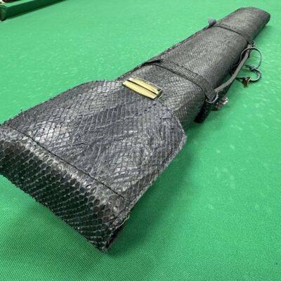 Колчан для бильярдного кия Сафари кожаный змея темно синий 1шт