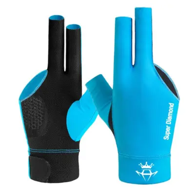 Перчатка для бильярда Super Diamond S синяя правая 1шт изображение
