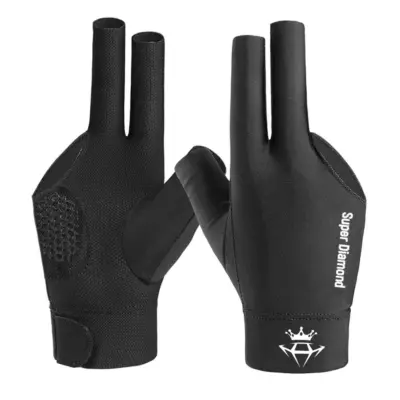 Перчатка для бильярда Super Diamond L черная правая 1шт изображение