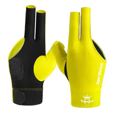 Перчатка для бильярда Super Diamond L желтая правая 1шт изображение