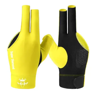 Перчатка для бильярда Super Diamond S желтая левая 1шт изображение