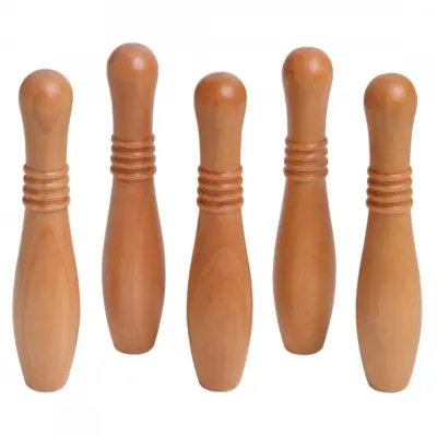 Кегли дерев’яні 12см 5шт изображение