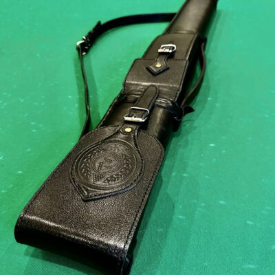 Сагайдак для більярдного кия КЛАСИК чорний шкіряний 1шт