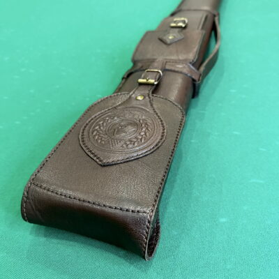 Сагайдак для більярдного кия КЛАСИК коричневий шкіряний 1шт