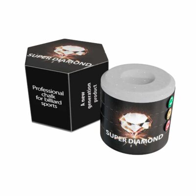 Крейда для більярду SUPER Diamond циліндричний сірий ямочка 1шт.