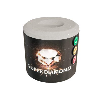 Крейда для більярду НЕКОНДИЦІЯ Super Diamond циліндричний сірий ямочка 1шт.