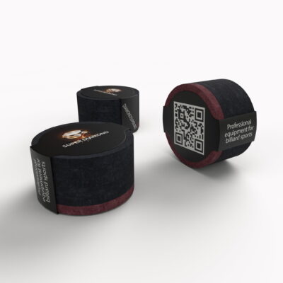 Наклейка для бильярда с фиброй SUPER DIAMOND синяя 1шт.