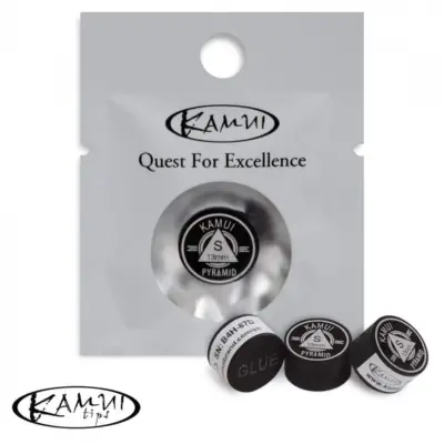 Наклейка для кию Kamui Pyramid Black 13мм Soft изображение