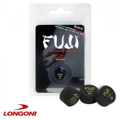 Наклейка для кию Longoni Fuji Black 13мм Medium изображение