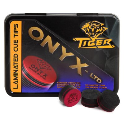 Наклейка для кию TIGER ONYX LTD Ø13ММ MEDIUM 1шт