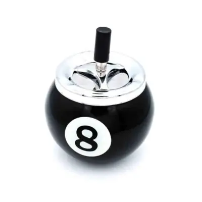 Попільничка Більярдна куля №8 изображение