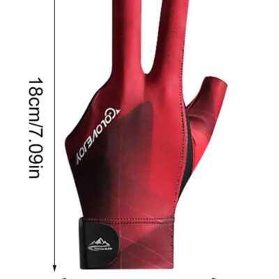 Перчатка для бильярда GO LOVE JOY красная 1шт.