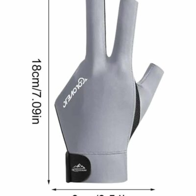 Перчатка для бильярда GO LOVE JOY серая 1шт.