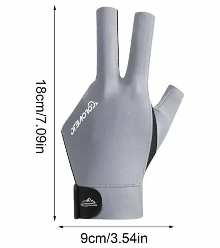 Перчатка для бильярда GO LOVE JOY серая 1шт.