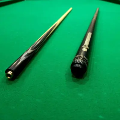 Бильярдный кий Цветок Эбен серый граб 4 лучевой напряженный AS изображение