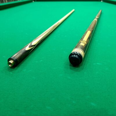 Бильярдные кии>Кии AS Бильярдный кий Цветок махенга черный граб 4 лучевой напряженный AS