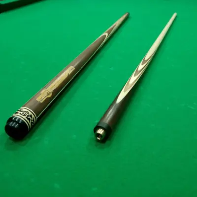 Бильярдный кий AS Мастер темный граб 7 запилов длинный запил изображение