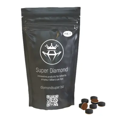 Наклейка для бильярдного кия Super Diamond Amateur Pro F 100шт. изображение