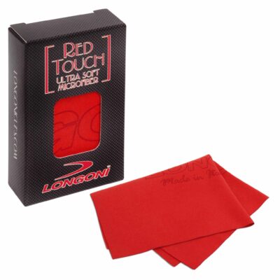 Серветка для чищення та полірування більярдного кию LONGONI RED TOUCH ULTRA SOFT MICROFIBRE CLOTH
