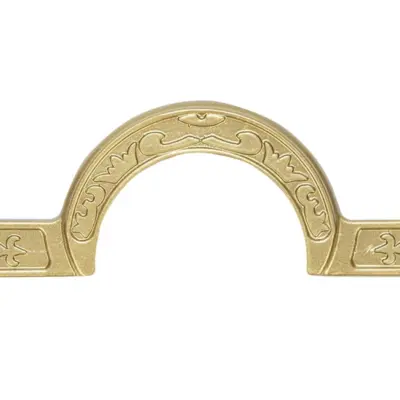 СКОБИ ДЛЯ ЛУЗ КЛАСИК ПРО ФІГУРНА СЕРЕДНЯ ЛАТУНЬ 1шт. изображение