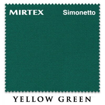 Сукно для бильярда Simonetto Mirtex Турция Зеленое 1метр.