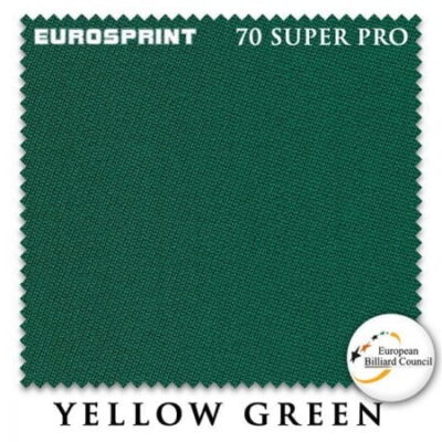 Сукно Eurosprint 70 Super Pro 198cм Yellow Green 1метр.