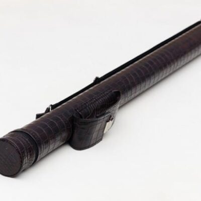 Тубус для більярдного кия з кишенею крокодил замок шоколад 1шт.