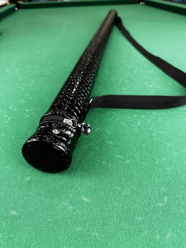 Тубус для бильярдного кия Super Diamond 23 крокодил черный глянец 1шт (2)|Тубус для бильярдного кия Super Diamond 23 крокодил черный глянец 1шт (1)