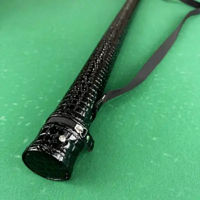 Тубус для бильярдного кия Super Diamond  3/4 крокодил черный глянец 1шт. изображение