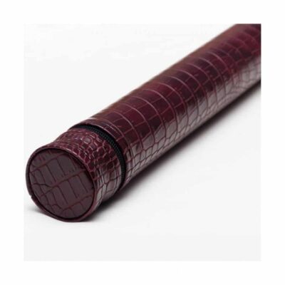 Тубус для більярдного кія чохол без кишені бордовий